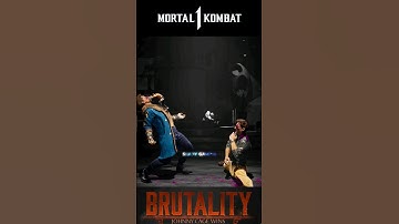 johnny cage brutality 💀😂 #shorts #mk1 #johnnycage