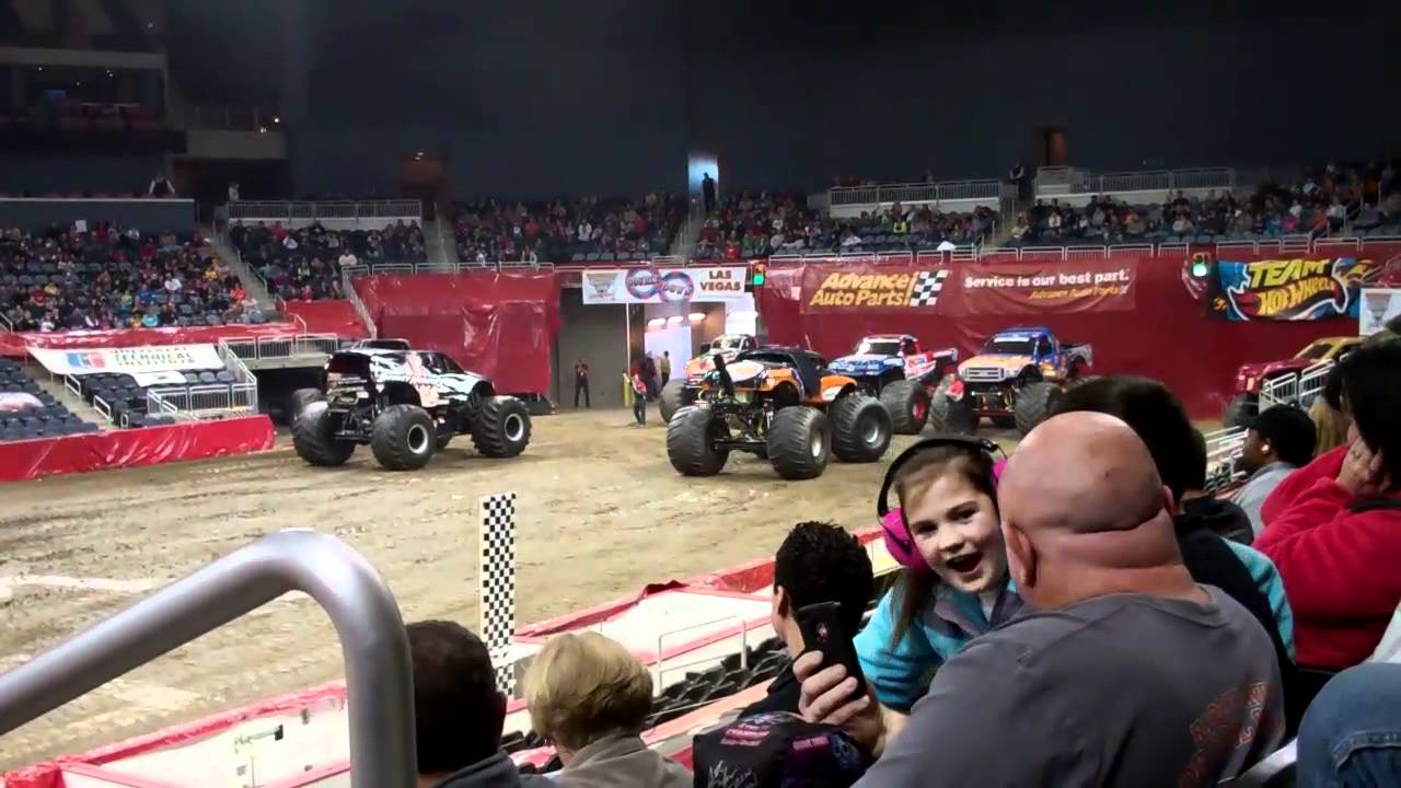 Monster Jam at the Ford Center Evansville Indiana 2012 Part 5 YouTube