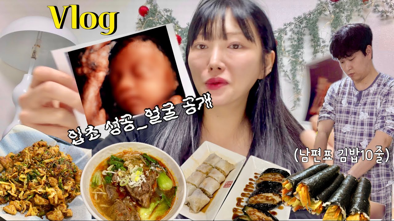 VLOG | 29주차 남편이랑 동서남북 폭풍 맛집 데이트🤤 | 뷰티데이 염색+속눈썹펌 | 남편표 김밥10줄,떙초곱창,딤딤섬,치즈버거,집밥 청국장+제육볶음 | 월드몰 수퍼플렉스관🎥