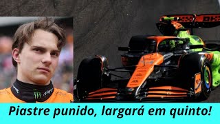 Piastri é punido por atrapalhar Kevin Magnussen e largará em 5º