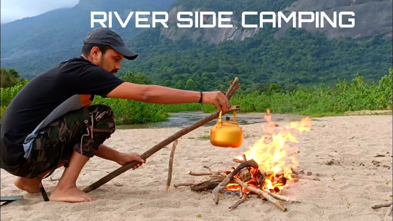 RIVER SIDE CAMPING/ The sound of Nature/ Peacock Dancing