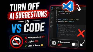 Turn Off AI Code Suggestions in VS Code | Disable GitHub Copilot