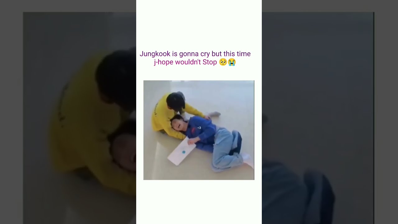 Jk Is Gonna Cry Again But This Time Jhope Wouldn T Stop Bts Army