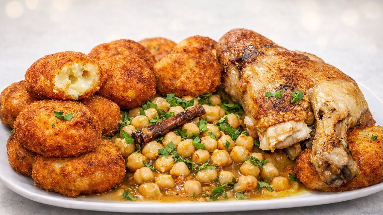 سفيرية او عجيجات تع البطاطا طبق تقليدي عائلي خفيف و كامل اسرار الكروكات اسفنجي و ناجح 100%