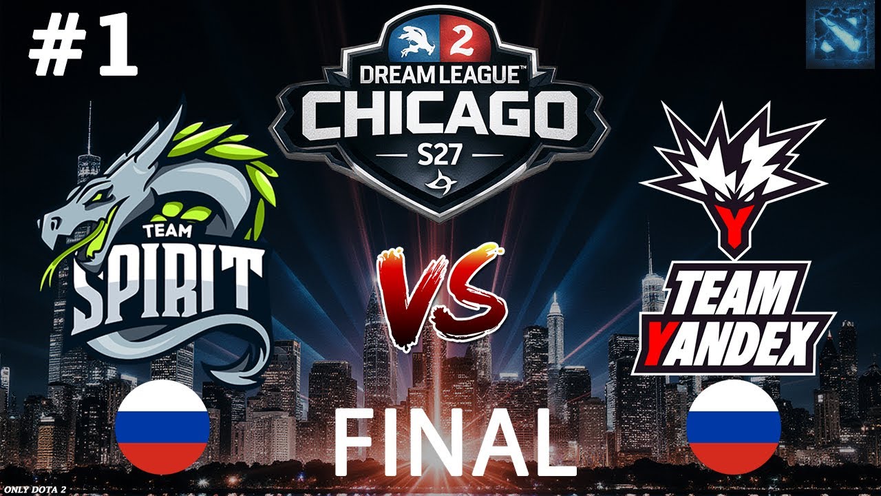 ГРАНД ФИНАЛ ЛИГИ МЕЧТЫ, КЕРРИ КОТОРЫЙ ВАС СИЛЬНО УДИВИТ | Spirit vs Yandex #1 (BO5) DL S27