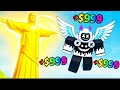 Climbing *NEW* CHRIST TOWER In Climb and Jump Tower Update!