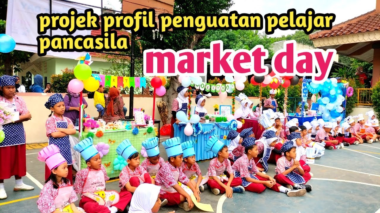 p5 market day SDN Jatinegara kaum 03 jakarta