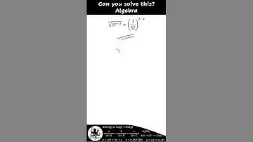 Are You Up for the Challenge? Can you solve this Exponential Equation?  #exponentialequationproblems