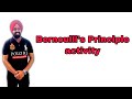 Bernoulli’s principle activity