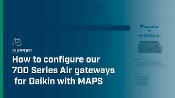 How to configure the 700 Series Air gateway for Daikin | Intesis