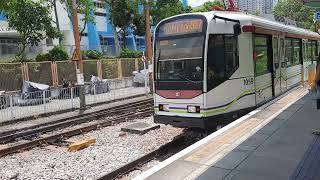 輕鐵507(第一期列車1059+1049) 準備駛入 一 大興北站 (2023-06-11)