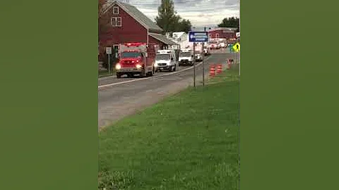 Tribute escort for first responder Christopher Weeks