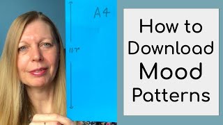 How to Download a Mood Pattern || 100 Days of Sewing || Day 57