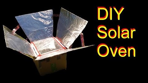 How To Cook In a Cardboard Box - DIY Solar Oven