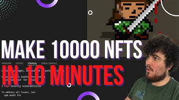 CAN I MAKE 10000 NFTS IN 10 MINUTES? SOLANA