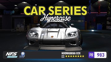 NFS No Limits | Car Series Hypercase | Koenigsegg CCX