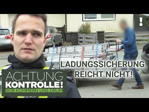 ⚠️ Unsecured cargo is a huge danger! | Attention: Inspection