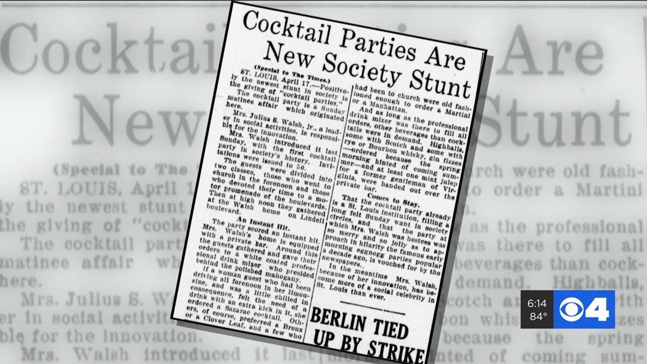 St. Louis Proud: St. Louis' long history with spirits spawned the first-ever cocktail party
