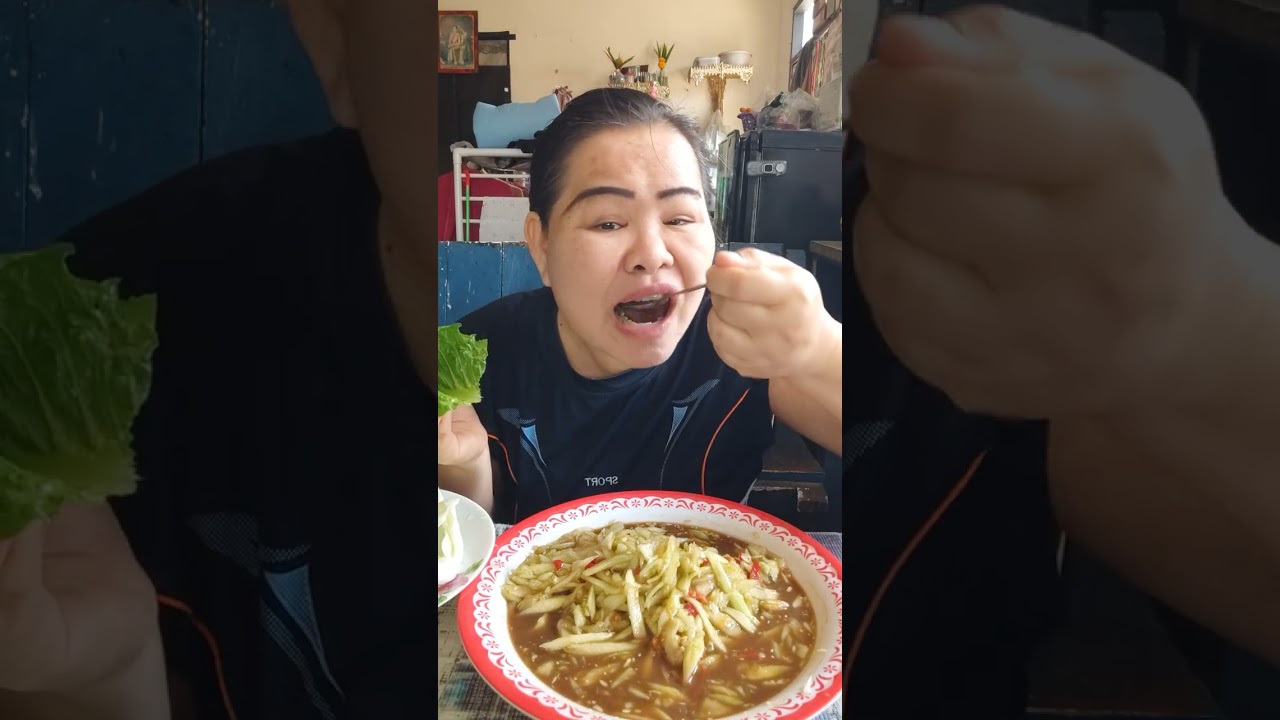 มากินตำแตงเผ็ดๆแซ่บๆนัวๆแก้มผักสดด้วยกันค่ะ