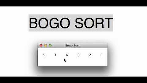 Bogosort