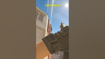Fast Mirage B Rush Smokes From Spawn CS2 #shorts