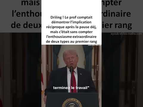 Autant d'implication dans l'implication, quel enthousiasme débordant 💀