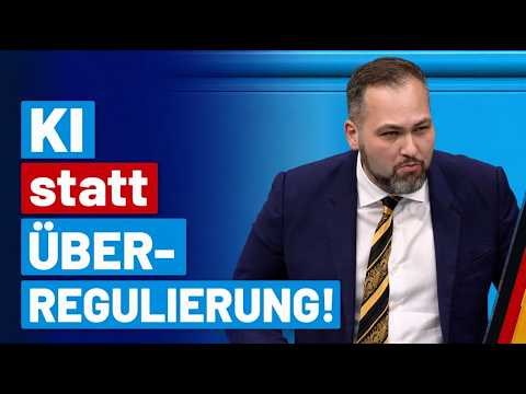 Deutschland verliert KI-Wettbewerb durch Regulierung! - Ruben Rupp - AfD-Fraktion im Bundestag
