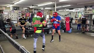 JERWIN PRETTY BOY ANCAJAS VS FRANCISCO CHIHUAS RODRIGUEZ JR RND 2 SPARRING