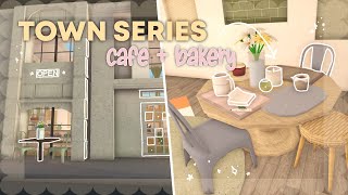 ✿ building a cafe   bakery in bloxburg ☕ | TOWN SERIES ep.1 ✿