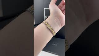 Rolex President Datejust Tridor White Yellow Rose Gold Ladies Watch 69179 Review Swisswatchexpo