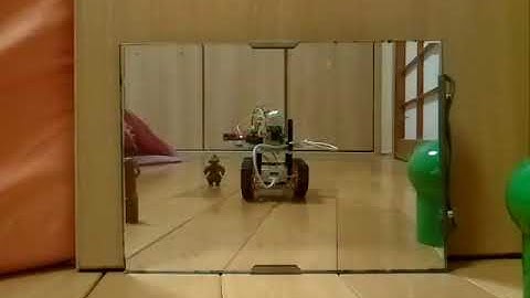 ラズパイラジコンにカメラを搭載して、別室から操作するテスト