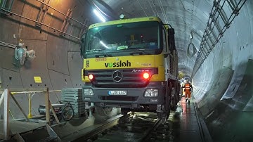 Mobile flash-butt welding in Norway’s longest railway tunnel