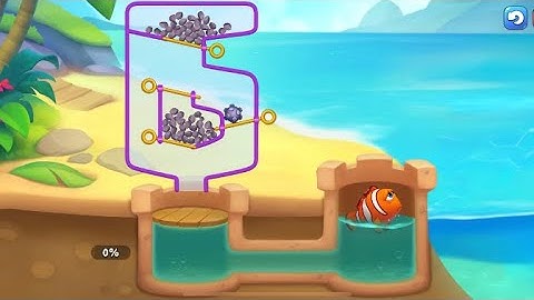 Mobile game: Fishdom - Minigame - Save the fish - Part 16