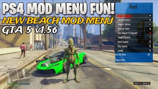 GTA 5 v1.56 New BEACH MOD Menu On PS4 Jailbreak (Setup Guide)