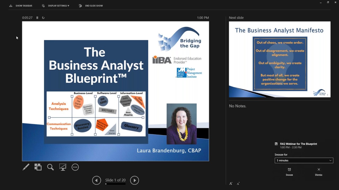 The Business Analyst Blueprint Fall 2018 Session Faq Webinar 9 6 2018 Youtube