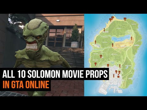 Gta Online Solomon Movie Props All 10 Locations Youtube