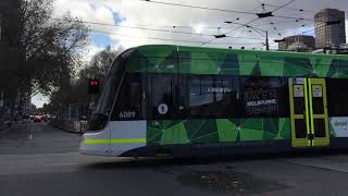 E Class Tram Near Flinders St Station | Melbourne PT Footage
