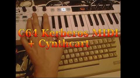 C64 Kerberos Cynthcart MIDI test jam