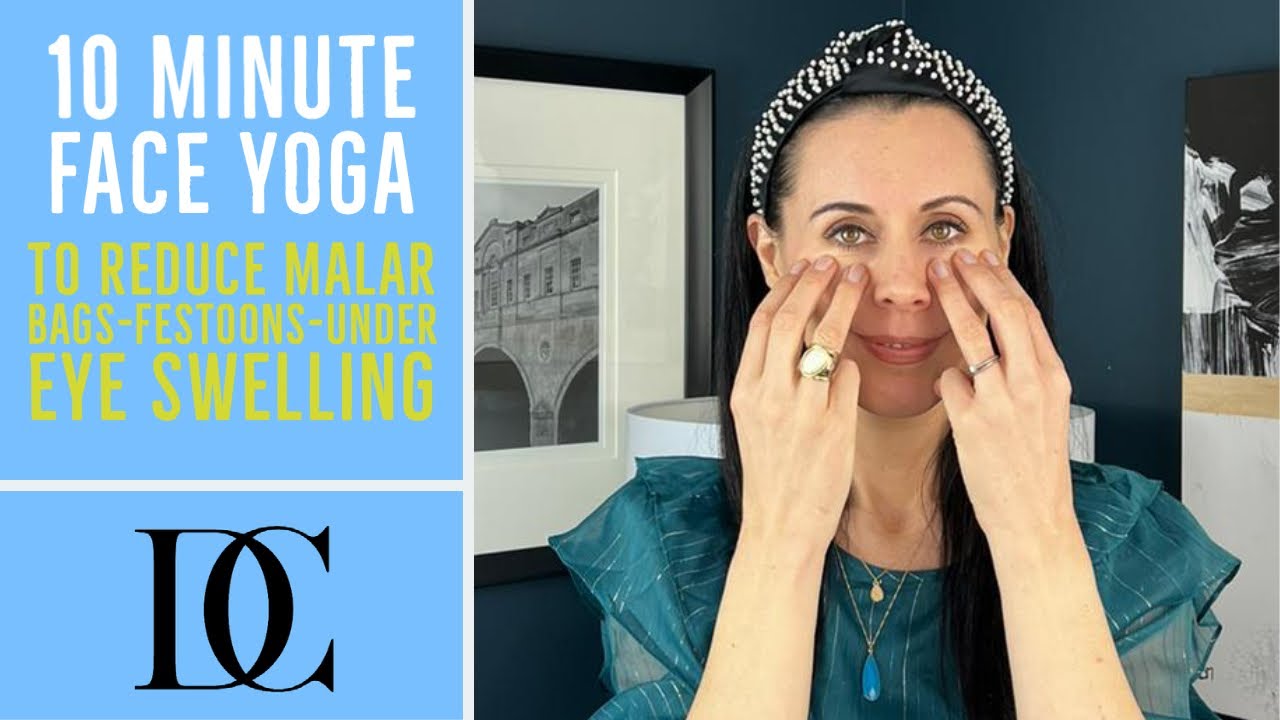 Reducd eye bags caused by stress in 4 minutes with Face Yoga faceyoga   TikTok