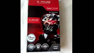 Unboxing Sapphire Radeon R5 230