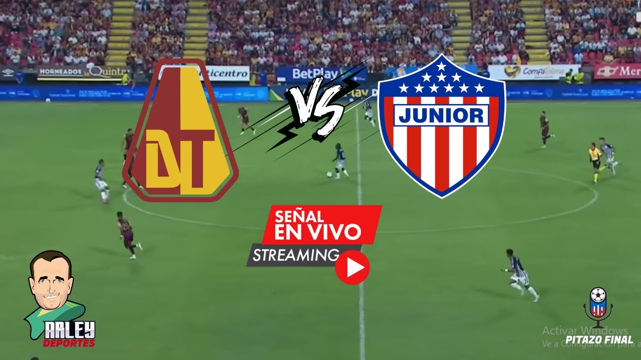 TOLIMA VS JUNIOR En Vivo Hoy 🔴 Final Vuelta Liga Betplay 2025 Partido ...