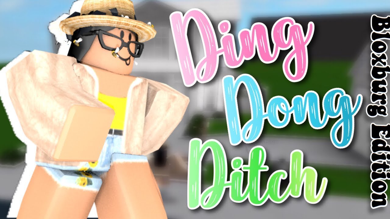 Ding Dong Ditch In Bloxburg Roblox Youtube - ding dong ditching prank in roblox youtube pranks ding