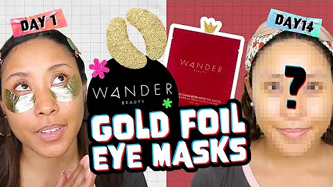 [Honest Review] 14 days using the 24k gold eye mask