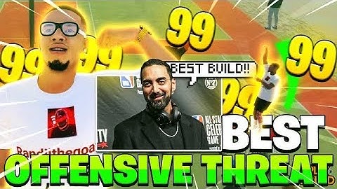 NEW REBIRTH  OFFENSIVE THREAT BUILD is THE BEST BUILD in NBA 2K22 BEST ISO BUILD!