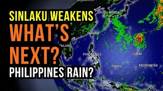 Sinlaku Weakens While The Philippine Rain Chance Goes Up...