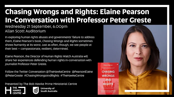 Chasing Wrongs and Rights: Elaine Pearson In-Conve...