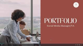 Social Media Manager Portfolio Presentation Canva Template (Pink) #SMMA screenshot 5