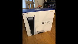 First Real Life PS5 Box UNBOXING (Sony PlayStation 5)