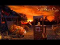 Autumn farm ambience sounds for relaxation nature sounds apple cider pouring leaves