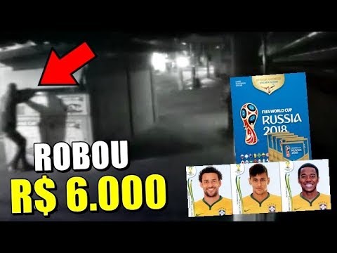 NÃO COMPRE ESSAS FIGURINHAS DA COPA DO MUNDO 2018 ! ROUBO DE R$ 6 MIL